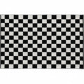 Checkered Outdoor Layering Rug