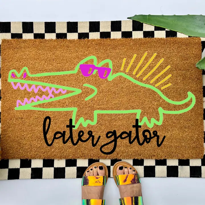 Later Gator Doormat